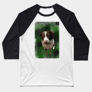 Australian Shepherd sitting Baseball T-Shirt